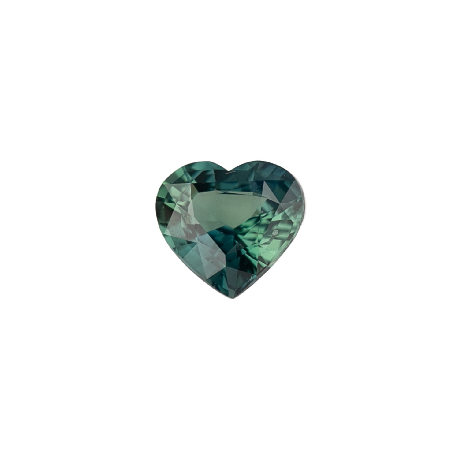 1.62ct Heart Cut Blue Green Madagascar Sapphire SF477