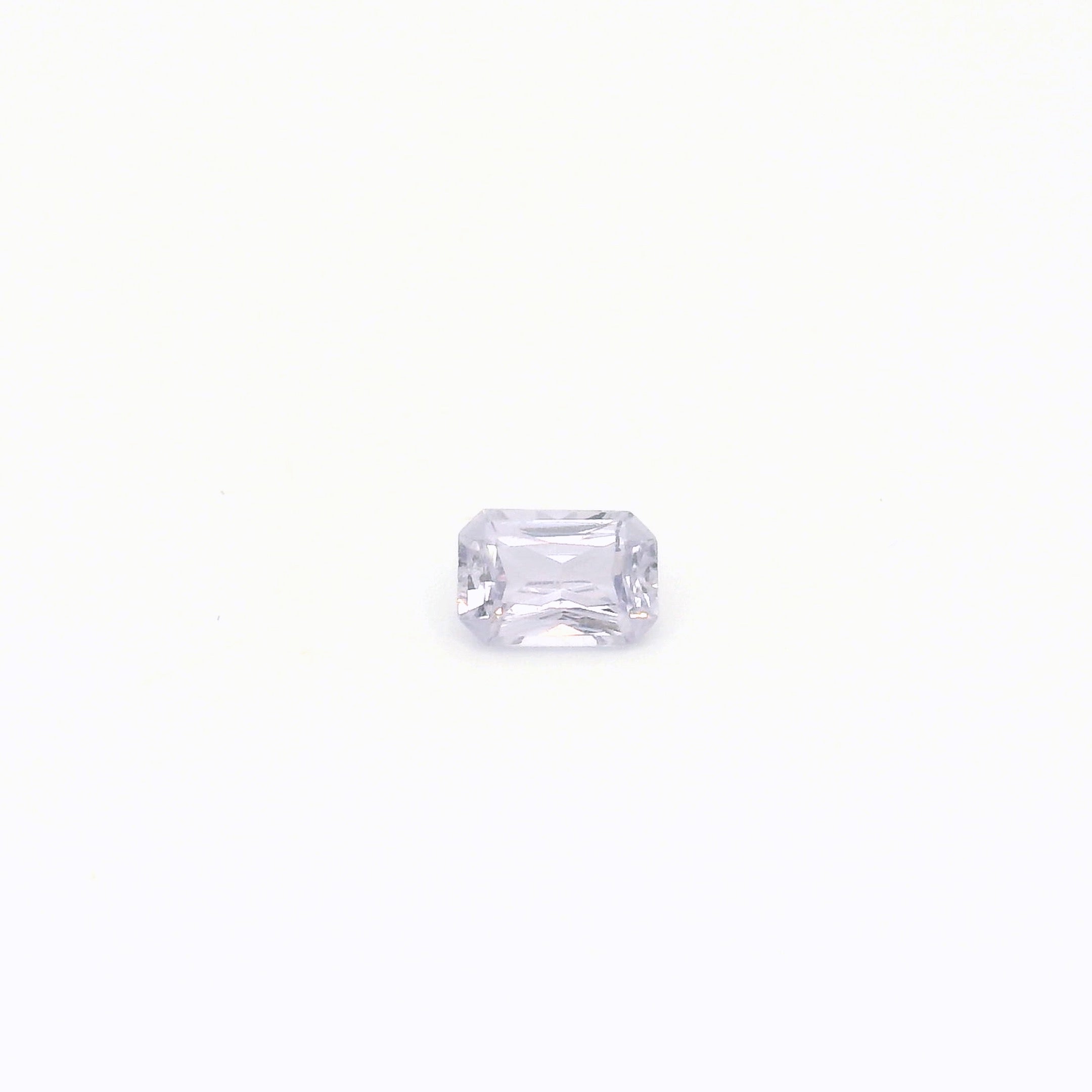 1.45ct Emerald Cut Light Purple Madagascar Sapphire SF516