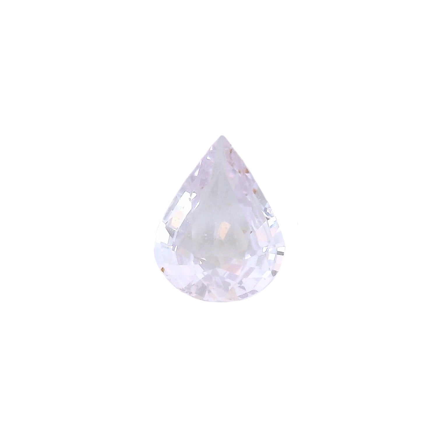 1.63ct Pear Cut Light Pink Purple Madagascar Sapphire SF537