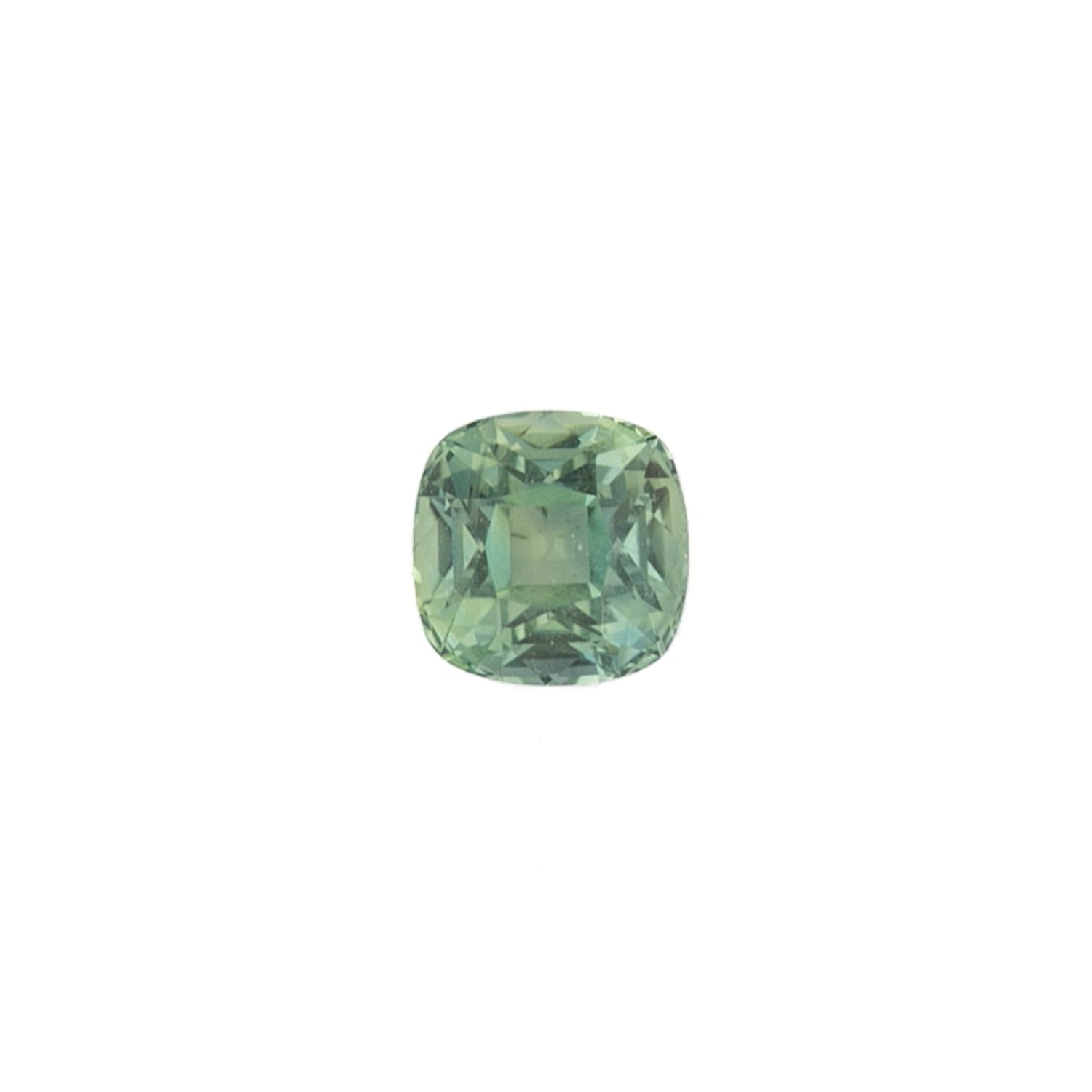 1.56ct Cushion Cut Green Montana Sapphire Sapphire SF561