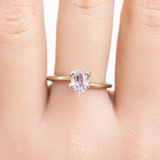 0.81ct Oval Cut Pink Madagascar Sapphire SO467