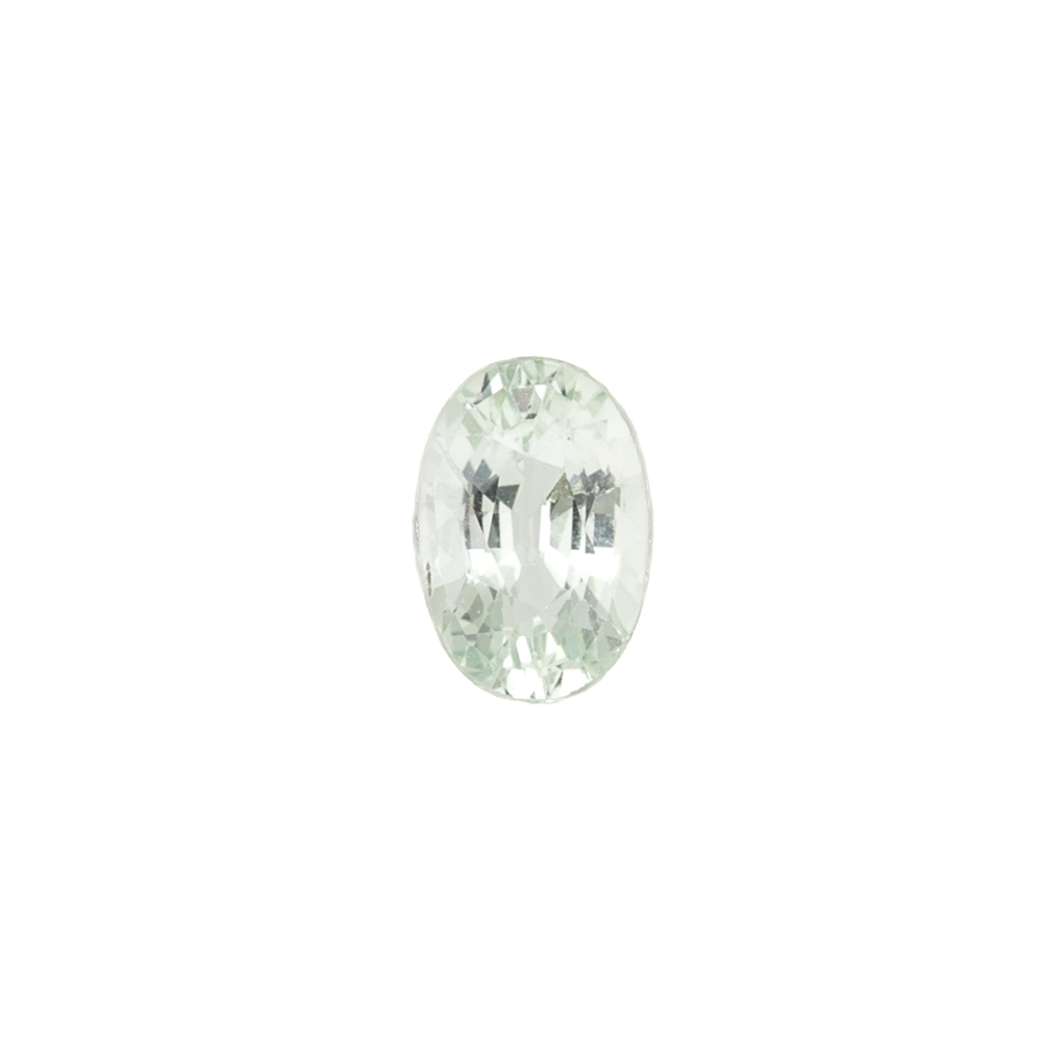 1.50ct Oval Cut Mint Green Madagascar Sapphire SO545