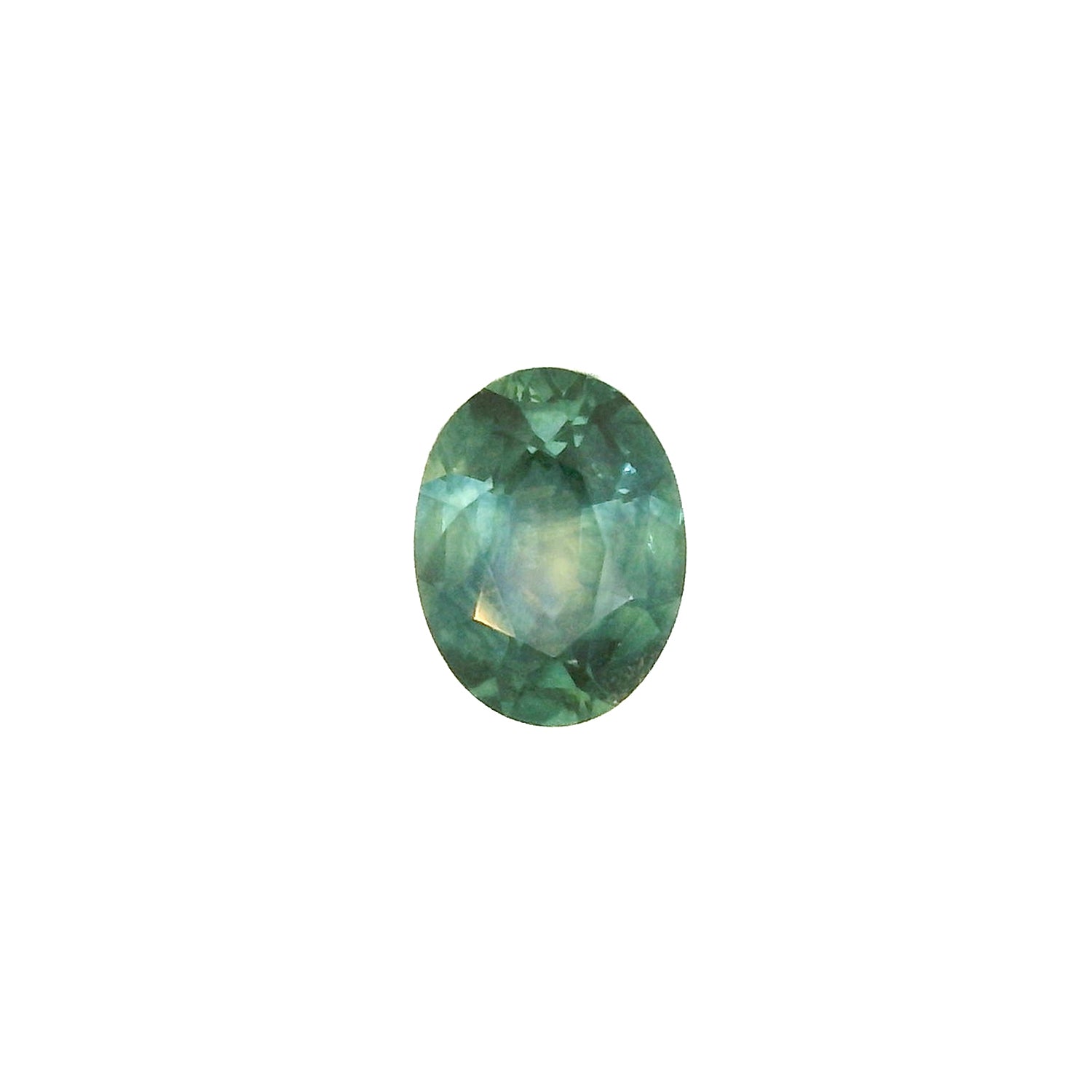 1.50ct Oval Cut Blue Green Montana Sapphire SO594