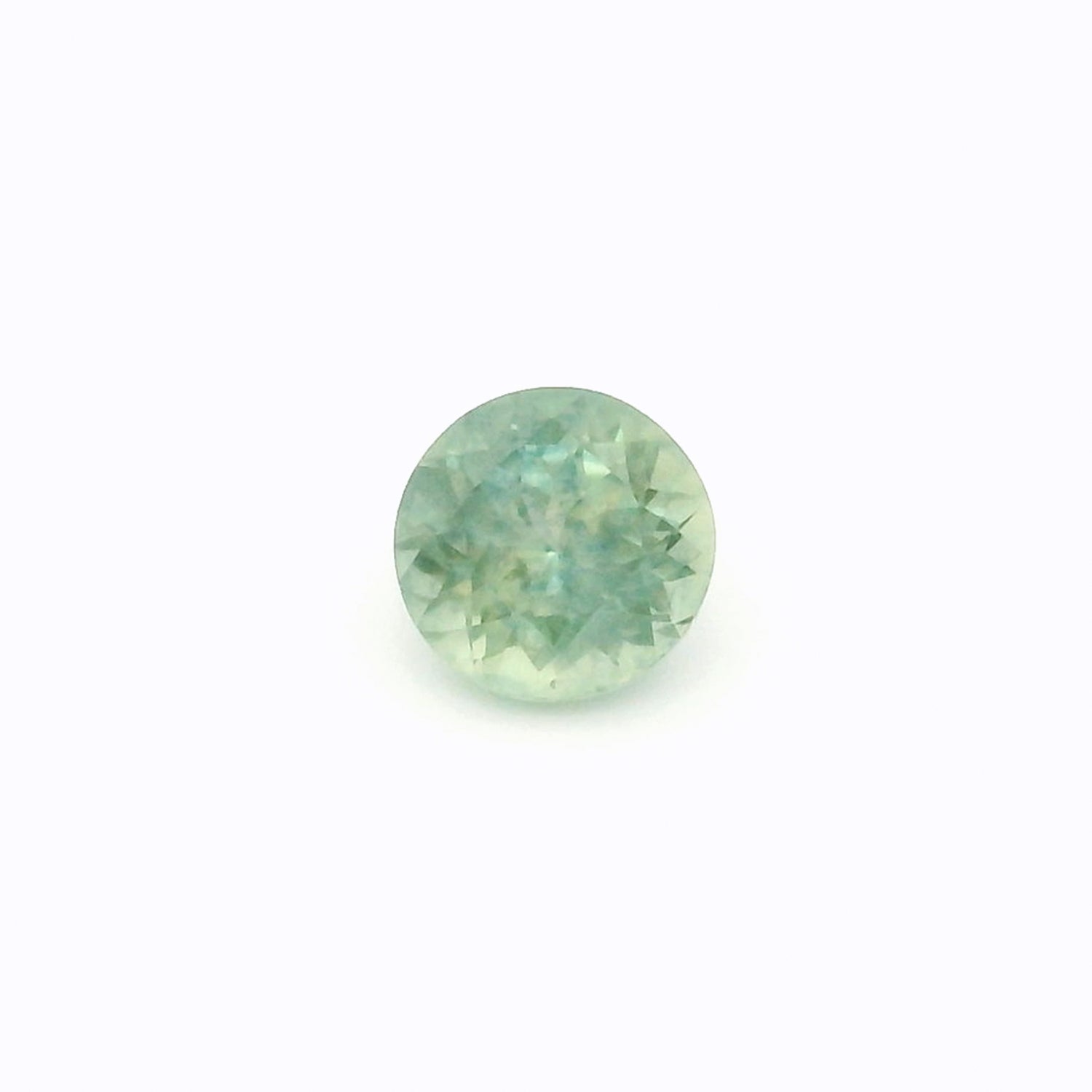 1.49ct Round Cut Light Blue Green Montana Sapphire SR412