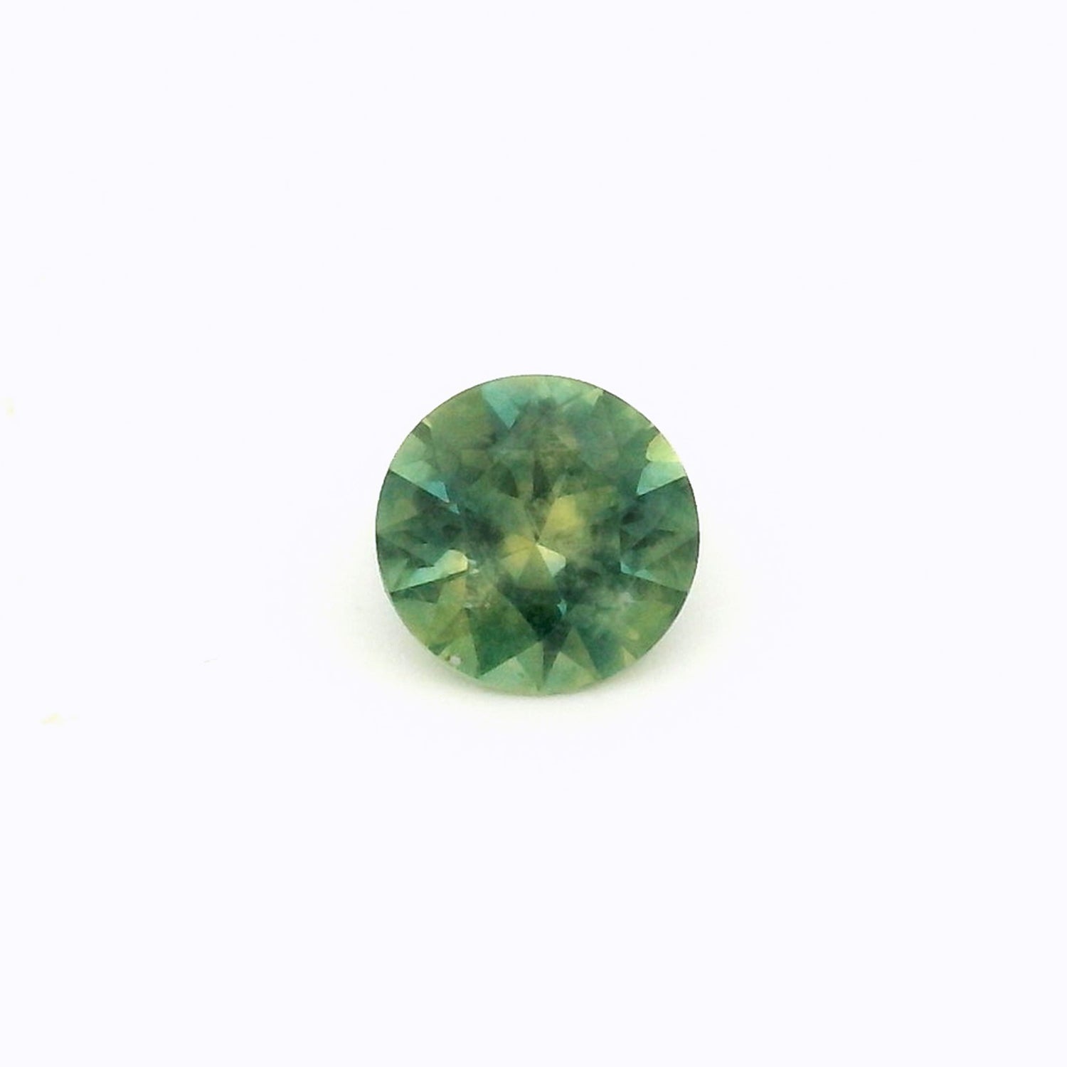 1.52ct Round Cut Blue Green Montana Sapphire SR418