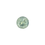 1.64ct Round Cut Light Parti Aqua Green Montana Sapphire Sapphire SR450