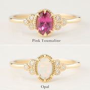 Birthstone Celine Ring