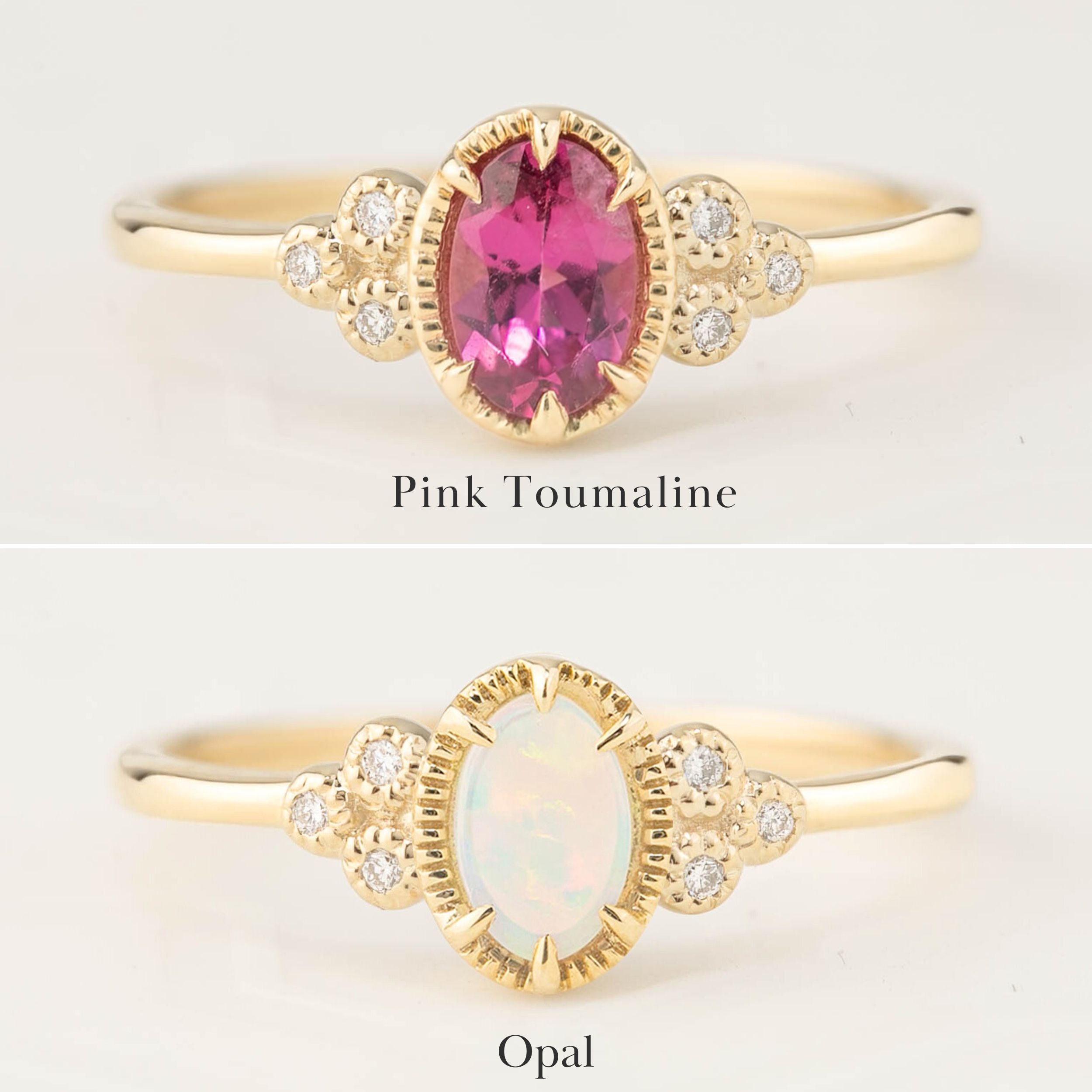 Birthstone Celine Ring