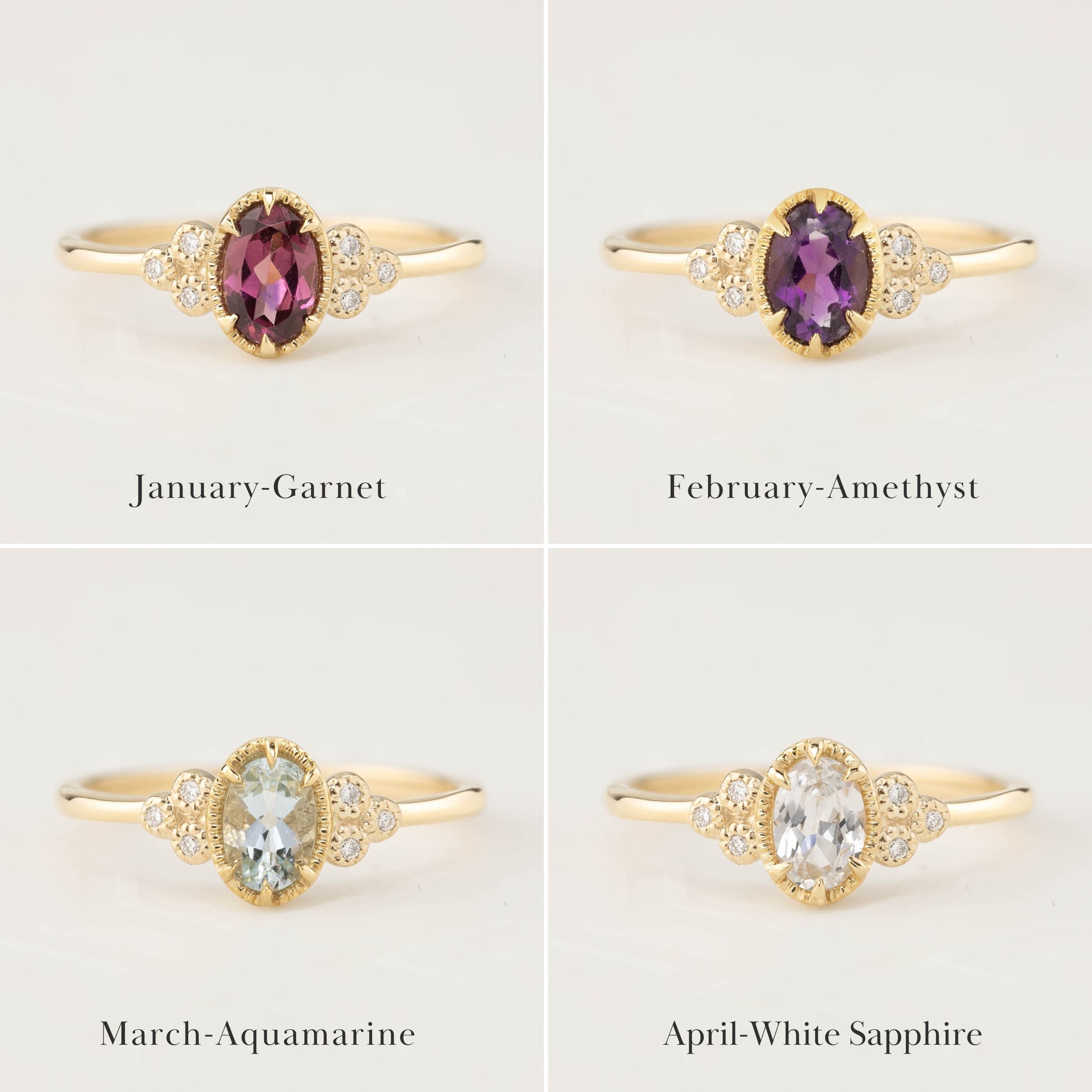 Birthstone Celine Ring