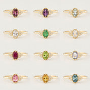 Birthstone Celine Ring