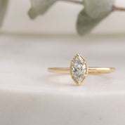 Ava Ring 0.50ct Lab Diamond, 14k Yellow Gold (One of a kind)
