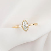 Ava Ring 0.50ct Lab Diamond, 14k Yellow Gold (One of a kind)