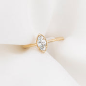 Ava Ring 0.50ct Lab Diamond, 14k Yellow Gold (One of a kind)