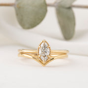 Ava Ring 0.50ct Lab Diamond, 14k Yellow Gold (One of a kind)