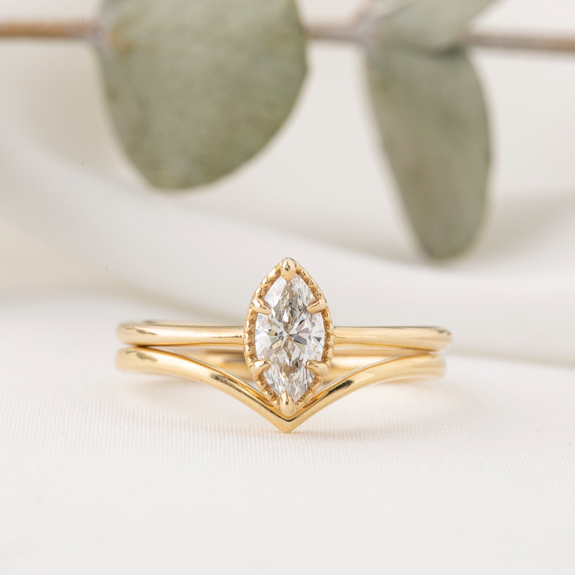 Ava Ring 0.50ct Lab Diamond, 14k Yellow Gold (One of a kind)