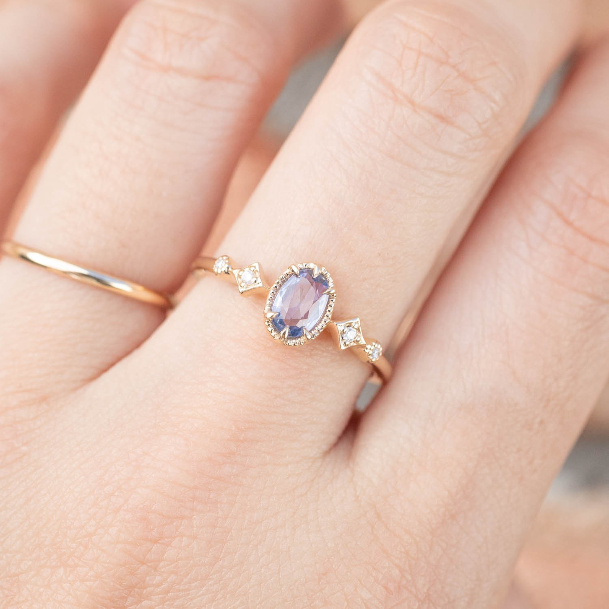 Stella Ring Blue Sapphire