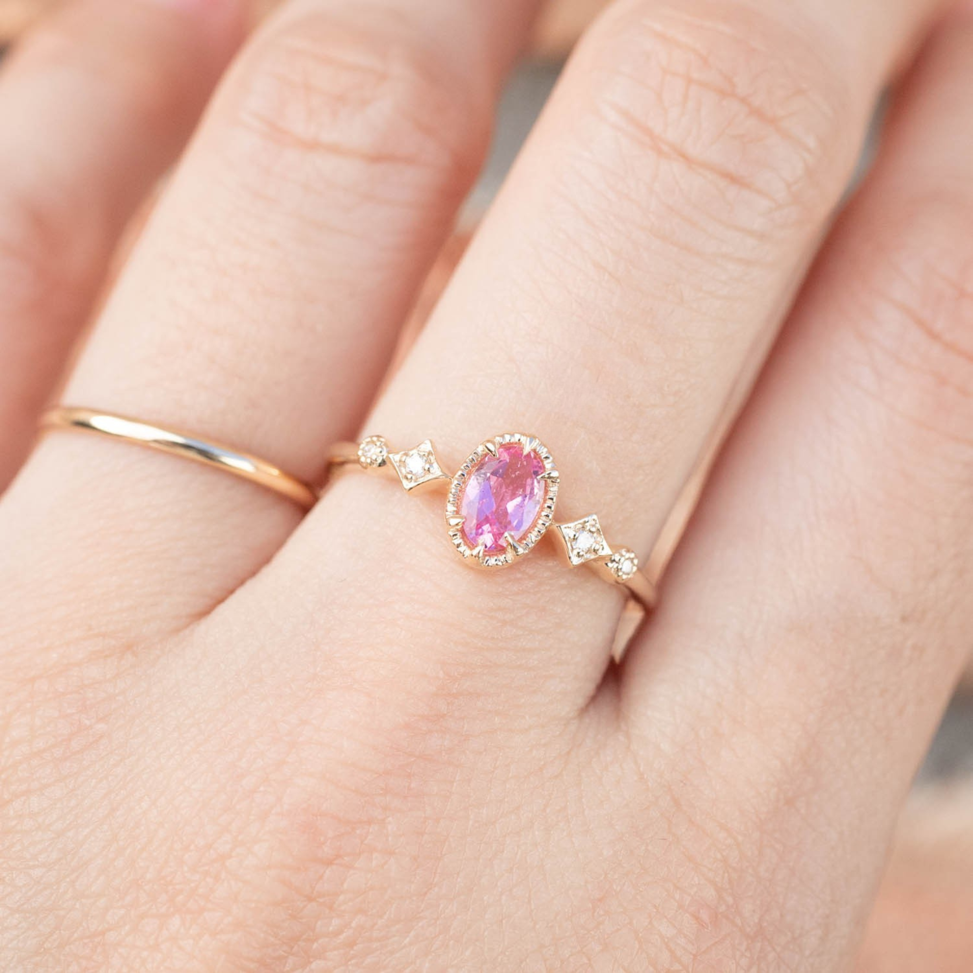 Stella Ring Pink Tourmaline
