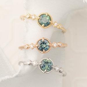 Stella Ring, 0.45ct Montana Sapphire of your choice