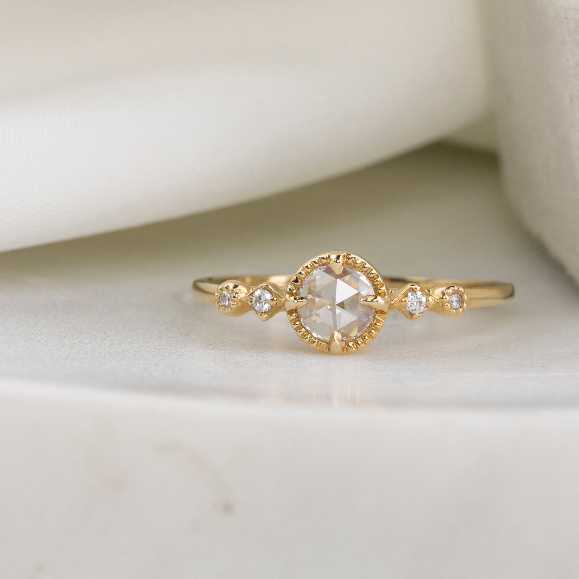 Stella Round Diamond Ring