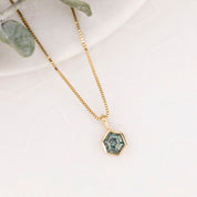 Patia Charm Necklace Setting (Hexagon)