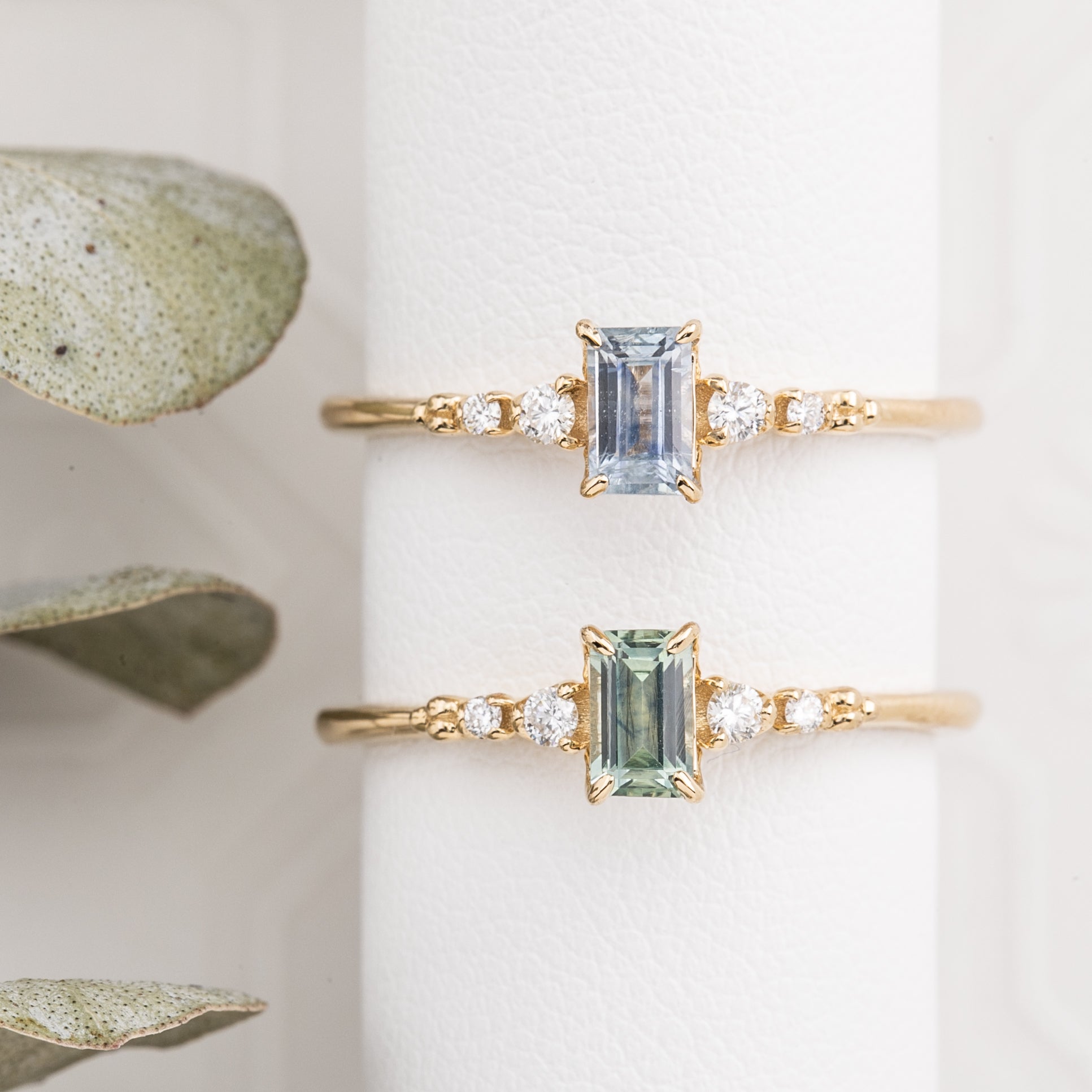 Estel Fleur Ring, 0.45ct Montana Sapphire