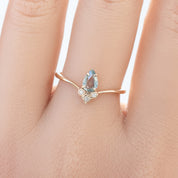 Genevie Ring, 0.35ct Madagascar Sapphire