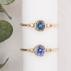 Estel Bezel Ring, 0.55ct Tunduru Sapphire