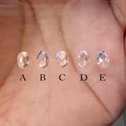 0.28-0.33ct Calibrated Oval Rose Cut Diamond (6.0mm)