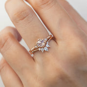 【一点物】アガサリング枠 0.45ct ローズカットダイヤモンド