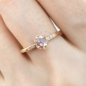 Grace Oval Diamond Ring