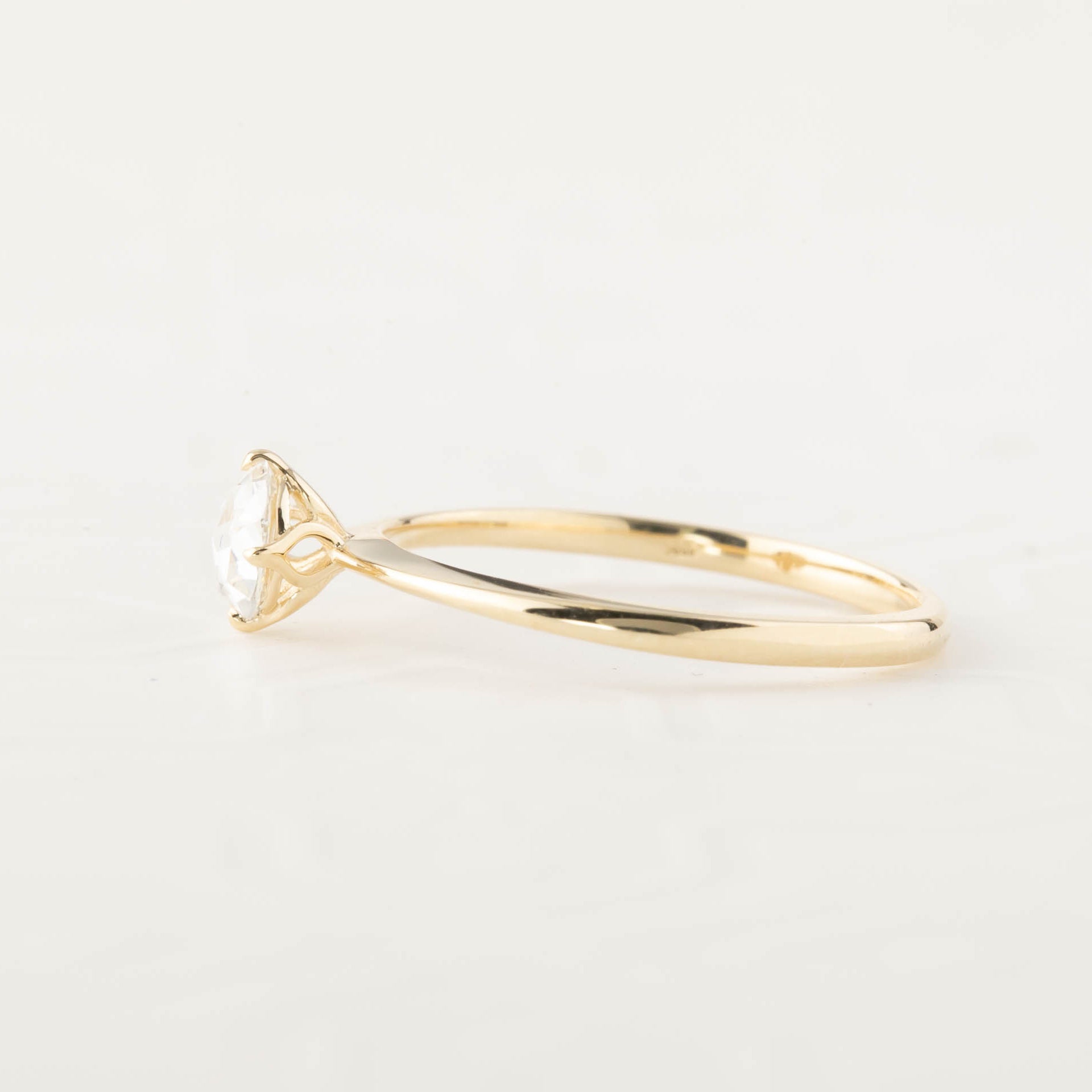 【一点物】アリスリング ラウンドローズカットダイヤモンド 0.3ct