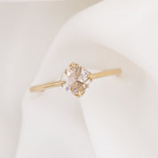 【一点物】アリスリング枠 0.49ct ローズカットダイヤモンド