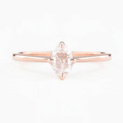【一点物】アリスリング枠 オーバルローズカットダイヤモンド 0.26ct