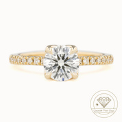 Maria Round Diamond Ring