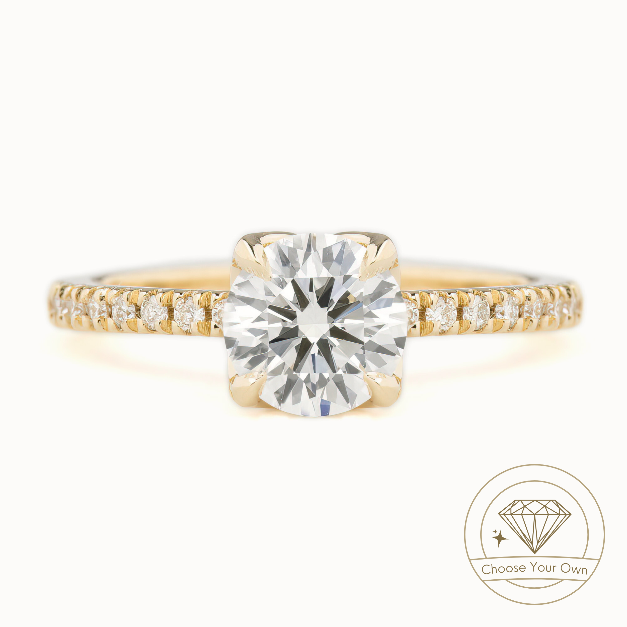 Maria Round Diamond Ring