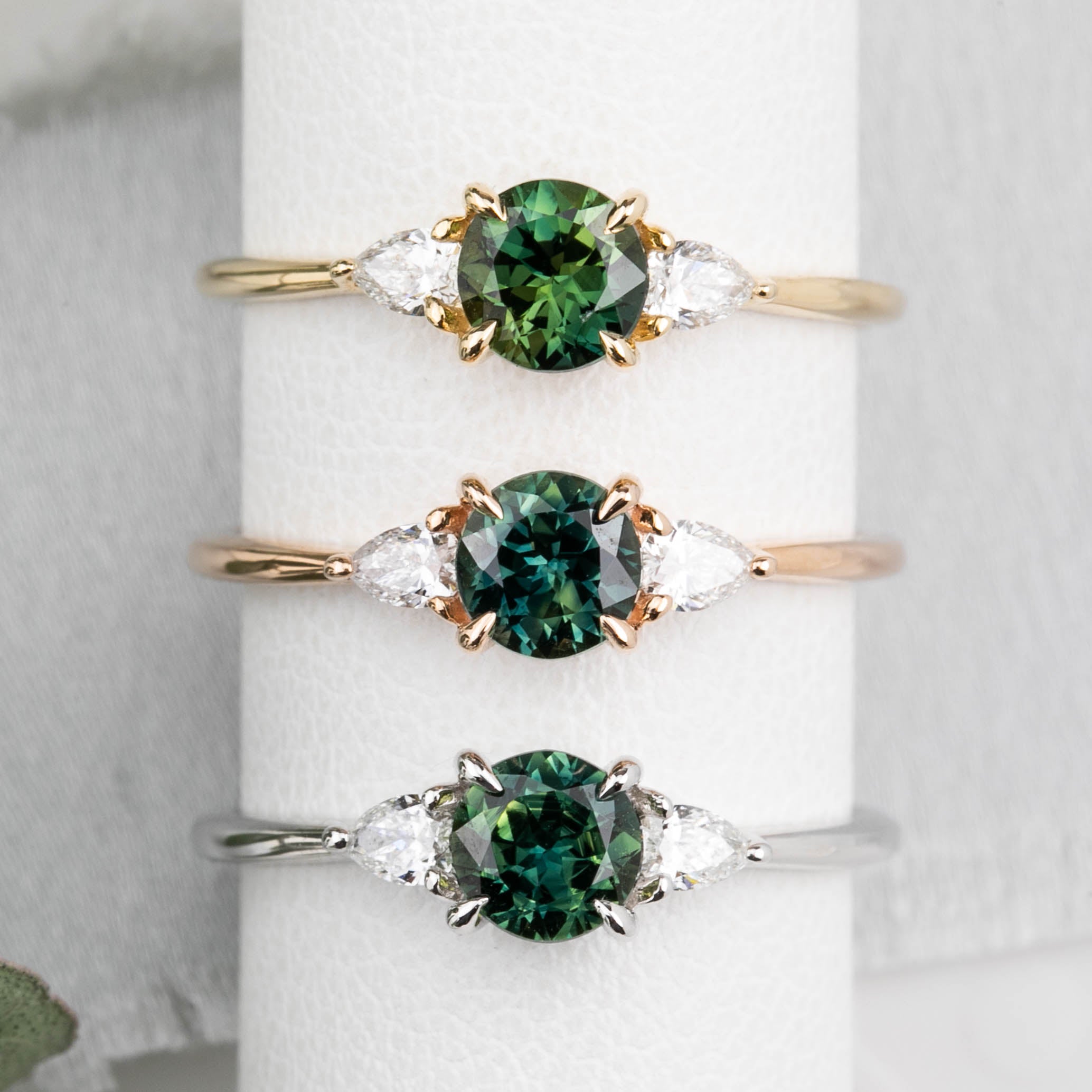 Olivia Ring, 5.5mm Queensland Sapphire of your choice