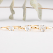 Kylie Round Diamond Ring