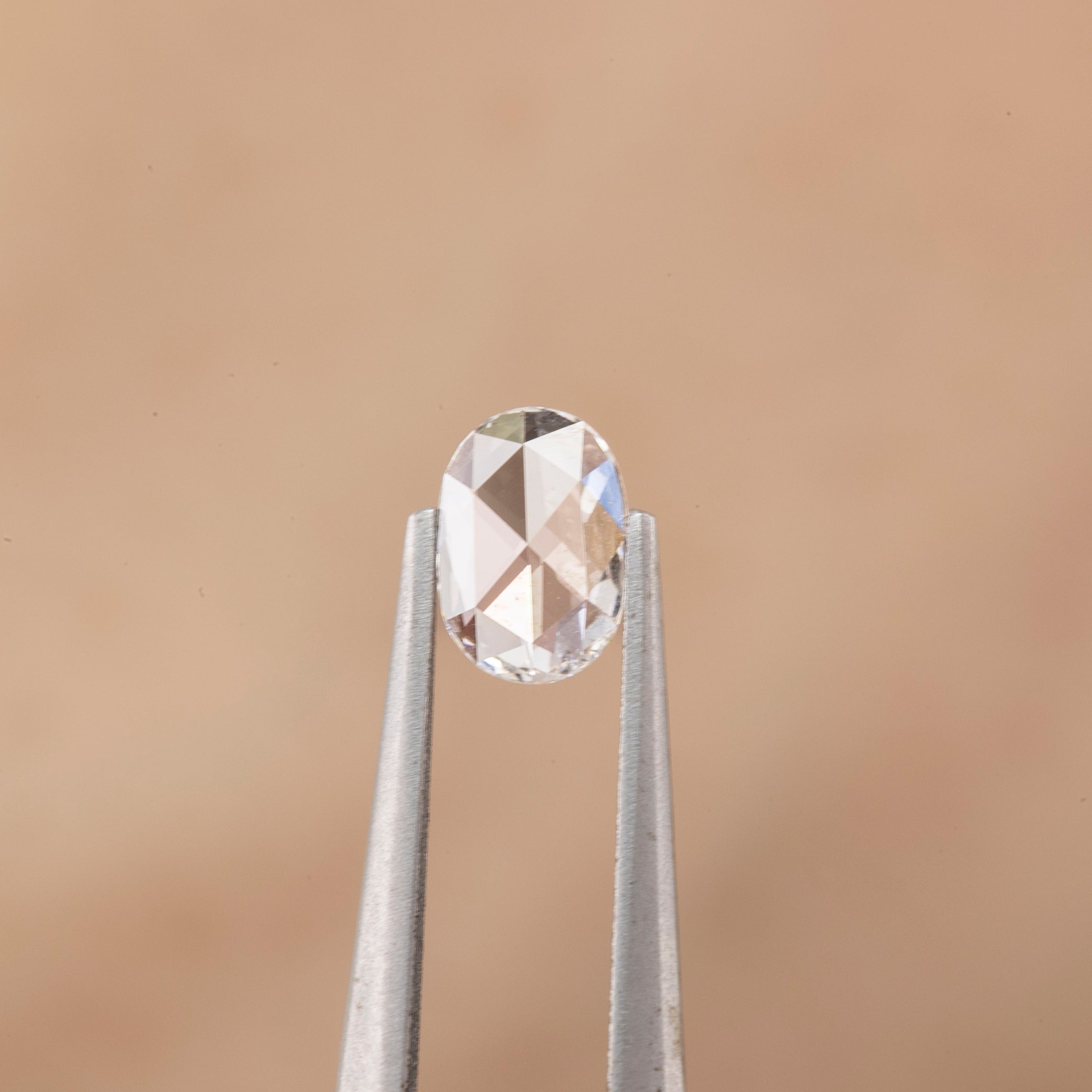 0.28-0.33ct Calibrated Oval Rose Cut Diamond (6.0mm)