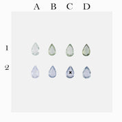6x4mm 0.35ct サファイア 非加熱