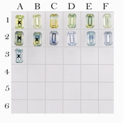 0.35ct Calibrated Emerald Montana Sapphires (5x3mm) CS162-5