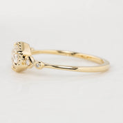 Stella Hexagon Round Diamond Ring