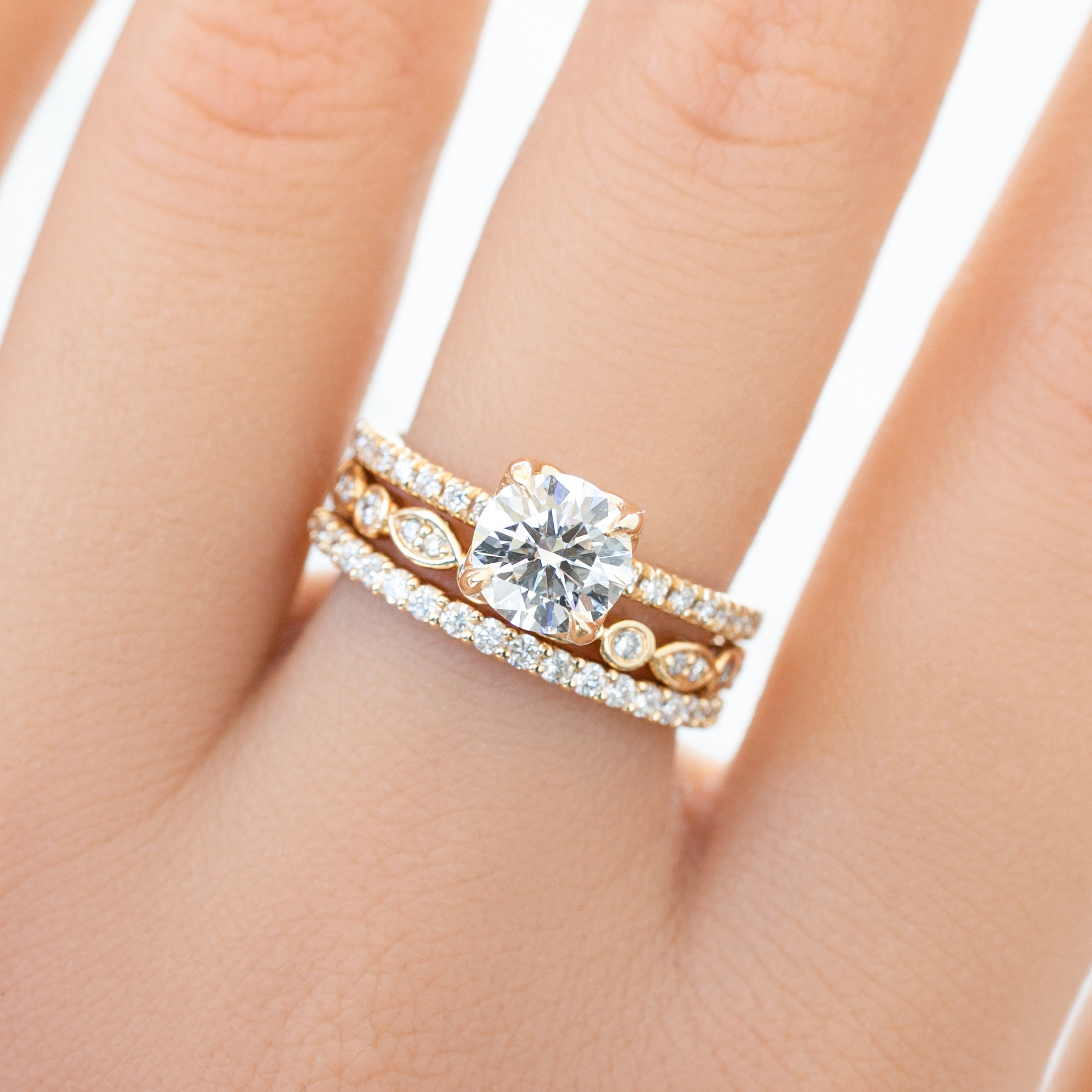 Maria Round Diamond Ring