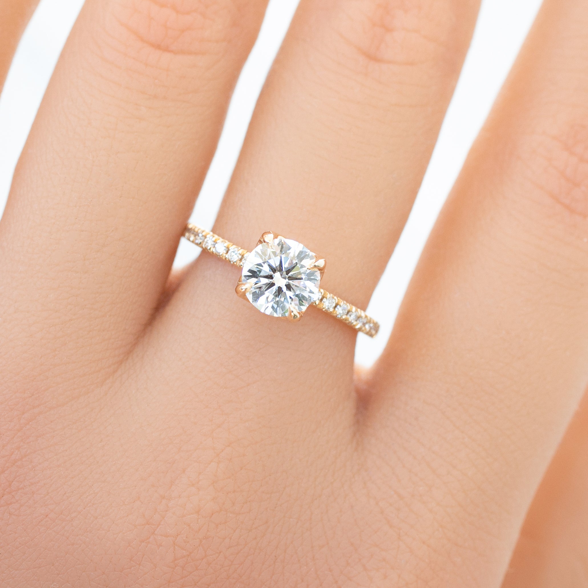 Maria Round Diamond Ring