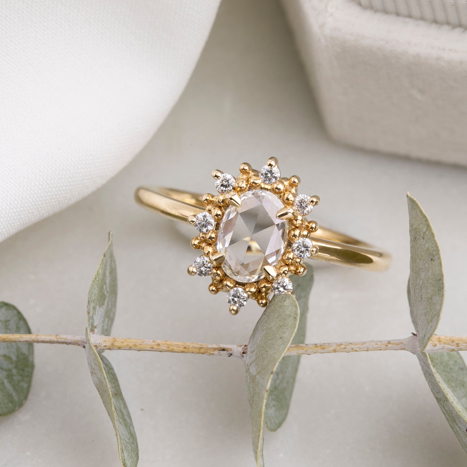 Victoria Oval Diamond Ring