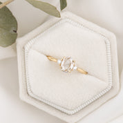 Emilie Oval Diamond Ring