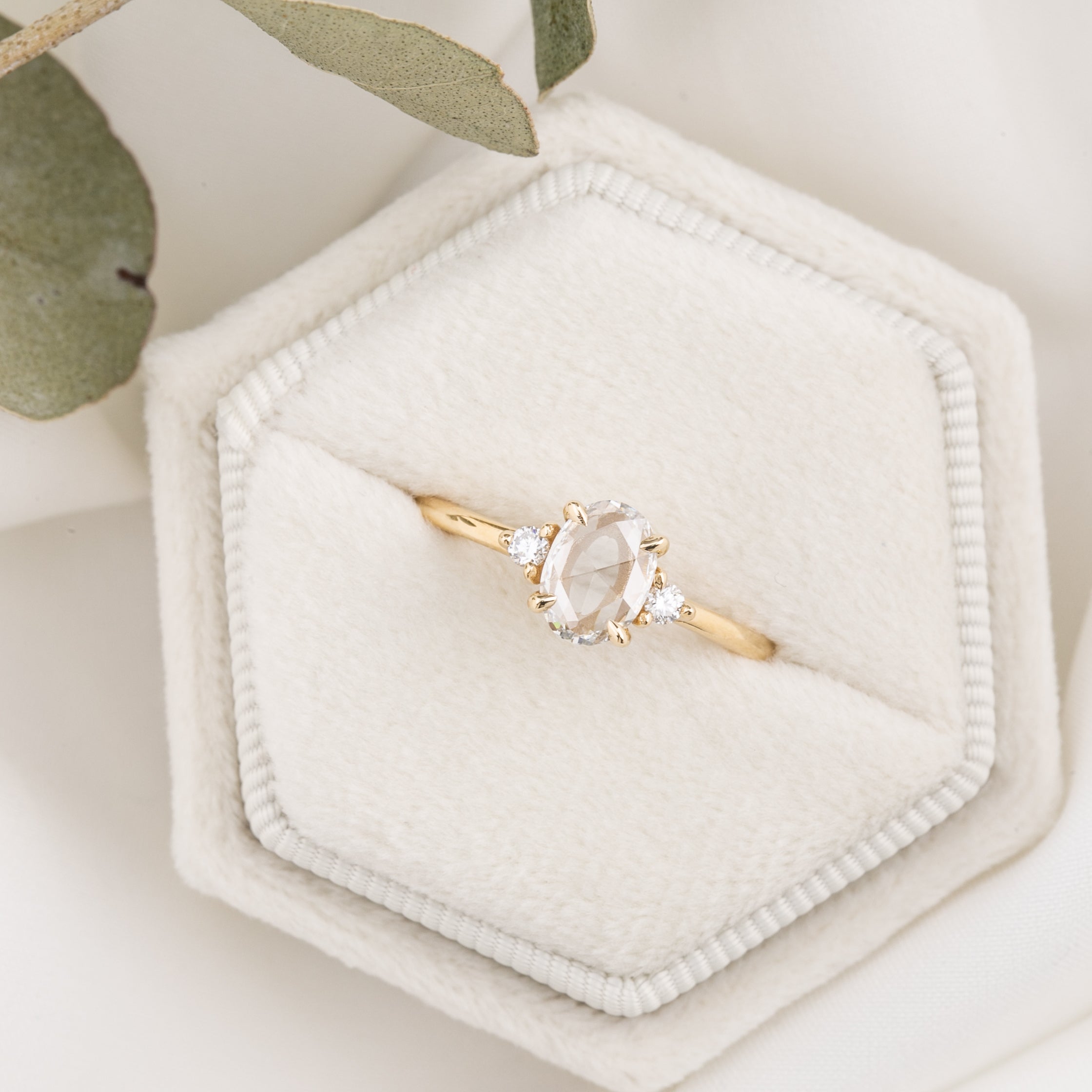 Emilie Oval Diamond Ring
