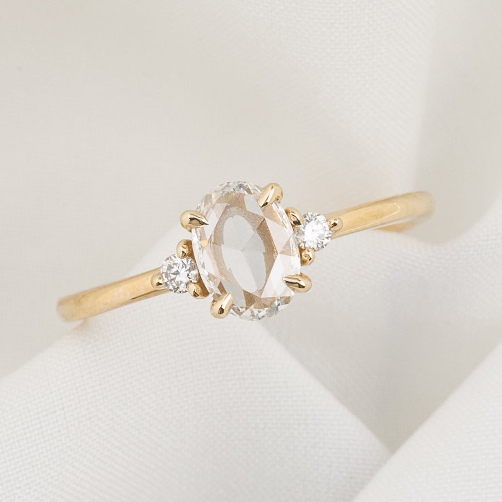 Emilie Oval Diamond Ring