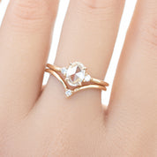 Emilie Oval Diamond Ring