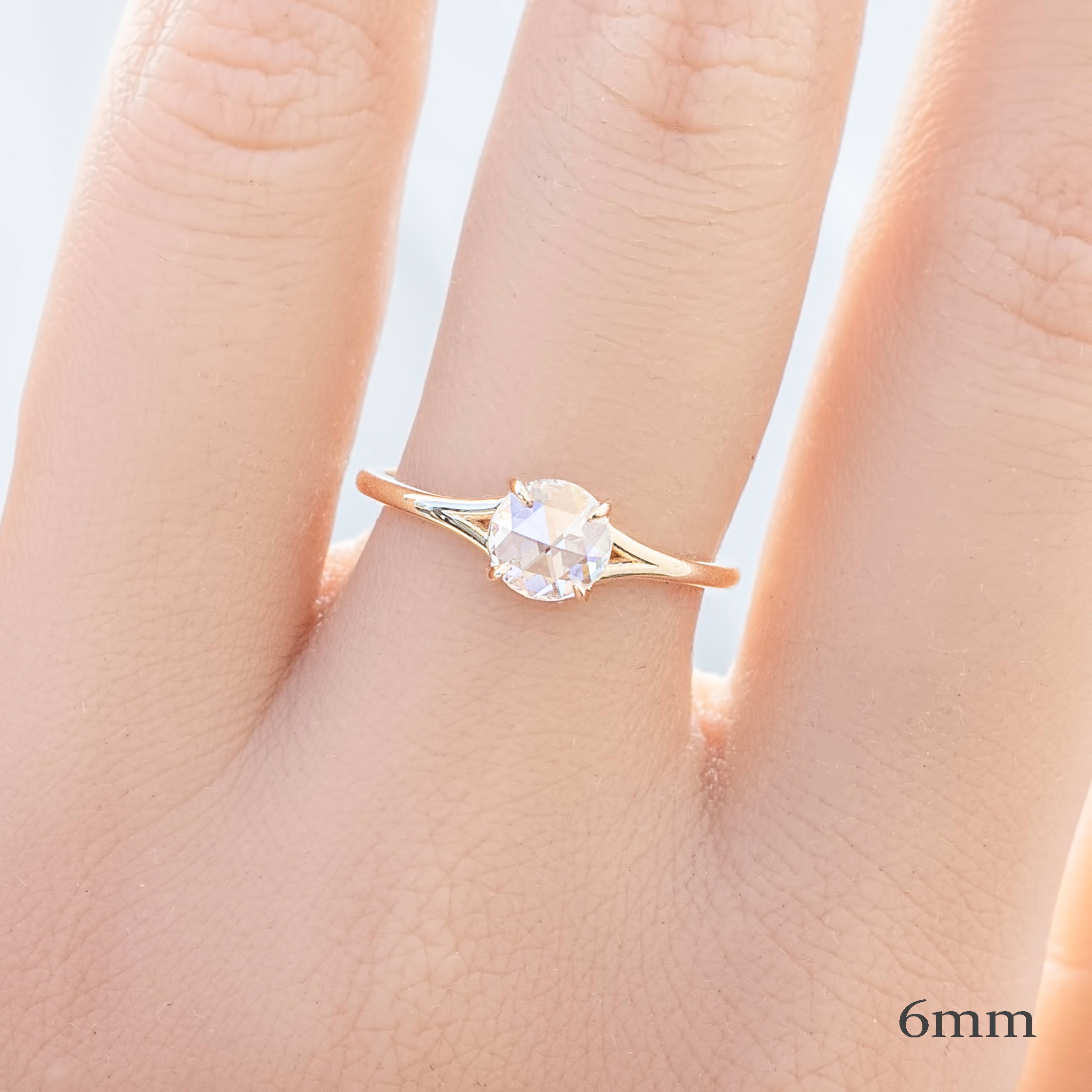 Kylie Round Diamond Ring