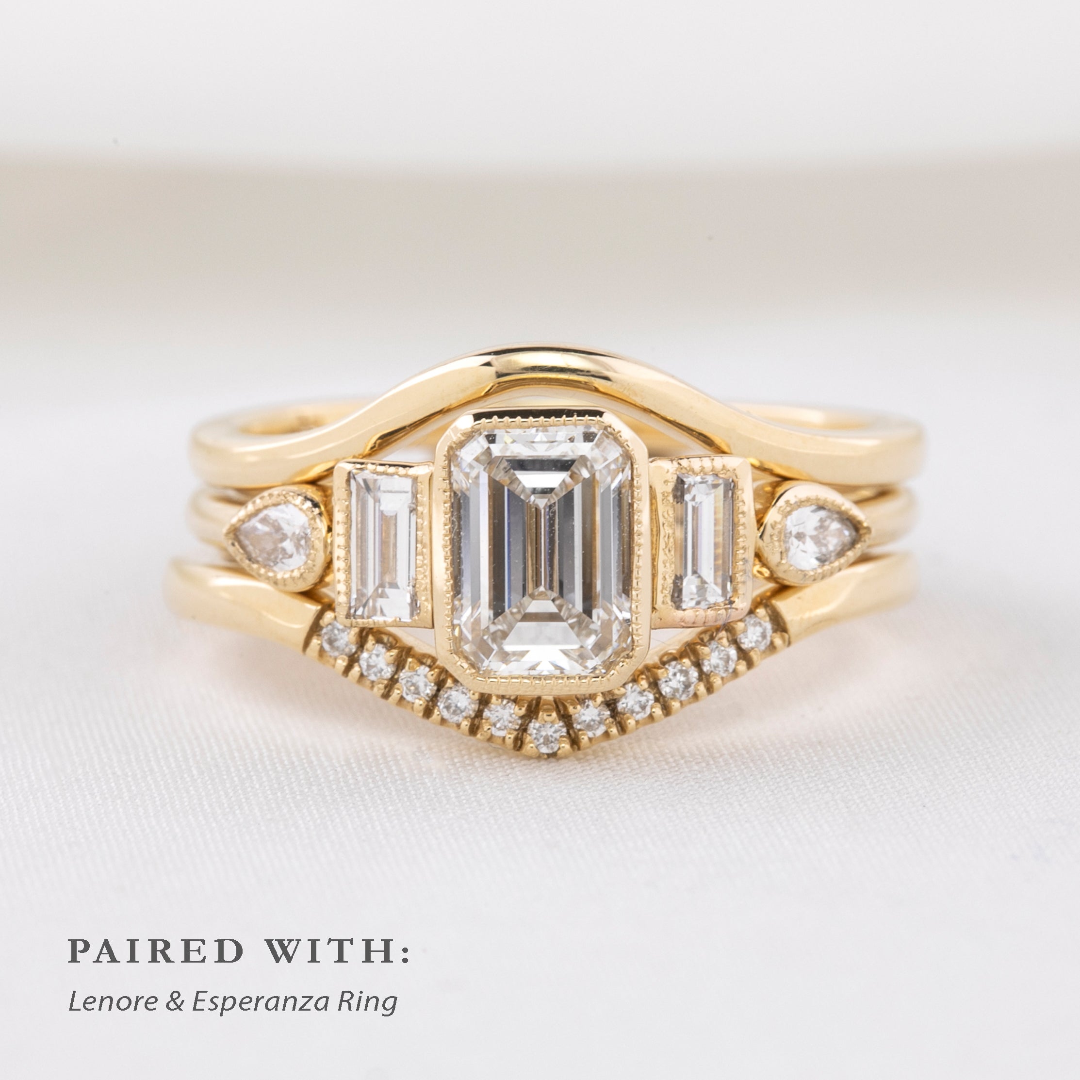 Edith Round Diamond Ring